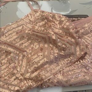 Sequined Rose Gold Set